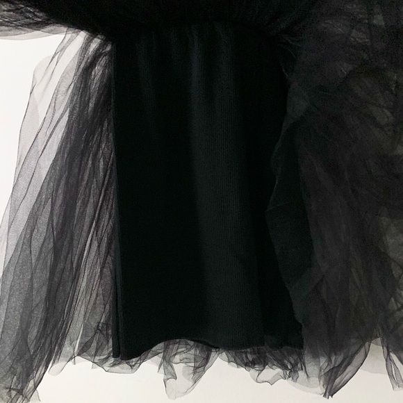 Toddler Girls Black Tutu Ribbed Dress 3T - Picture 9 of 10